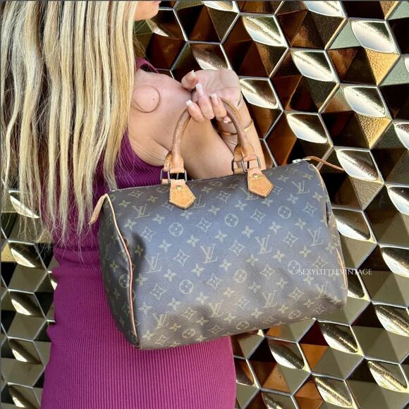 LOUIS VUITTON Vintage Monogram Canvas Speedy 30 Bag - Picture 5 of 15